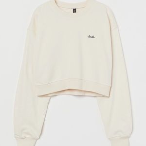 Ladies Crop Sweatshirt